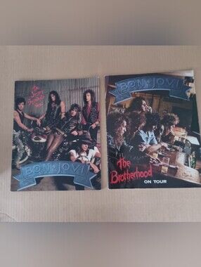 Bon Jovi - The Brotherhood On Tour And Jersey Syndicate Concert Program Books
